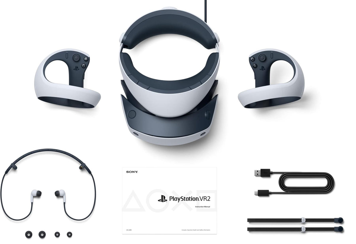New Sony PlayStation VR White Headset (2nd Gen) With Controllers VR2 (PSVR2)