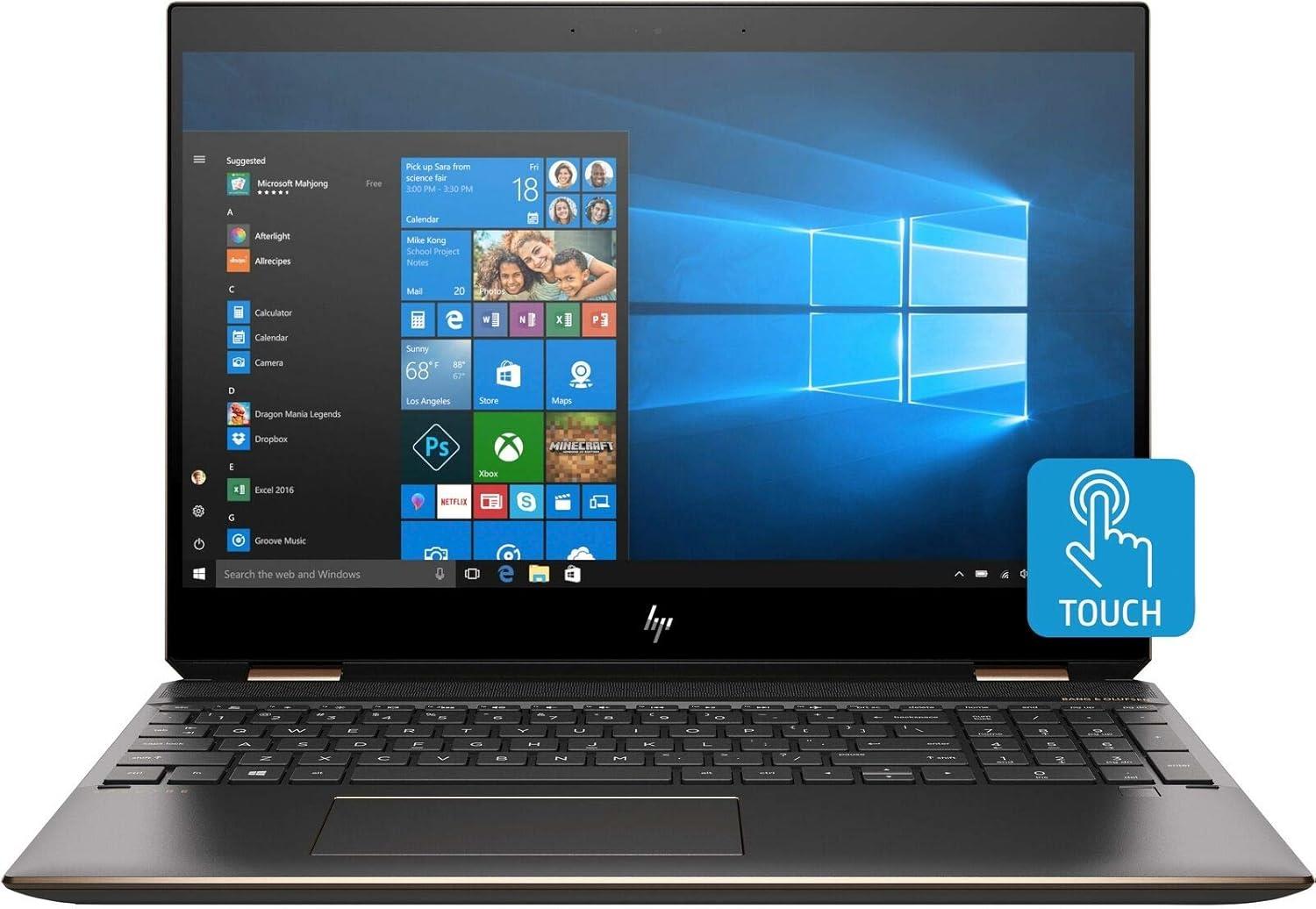 HP Spectre x360 15-eb0001na 15.6'' i7-10750H 1TB 4K Touchscreen Black Laptop