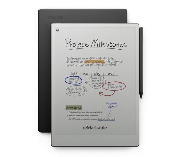 reMarkable Paper Pro 11.8" 64GB Wi-Fi Book Folio Pro Grey Tablet - A