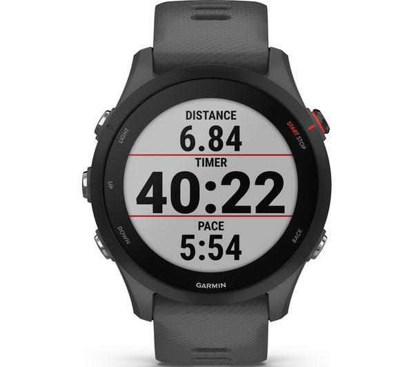 Garmin Forerunner 255 46mm GPS HRM Bluetooth Fitness Slate Smartwatch B