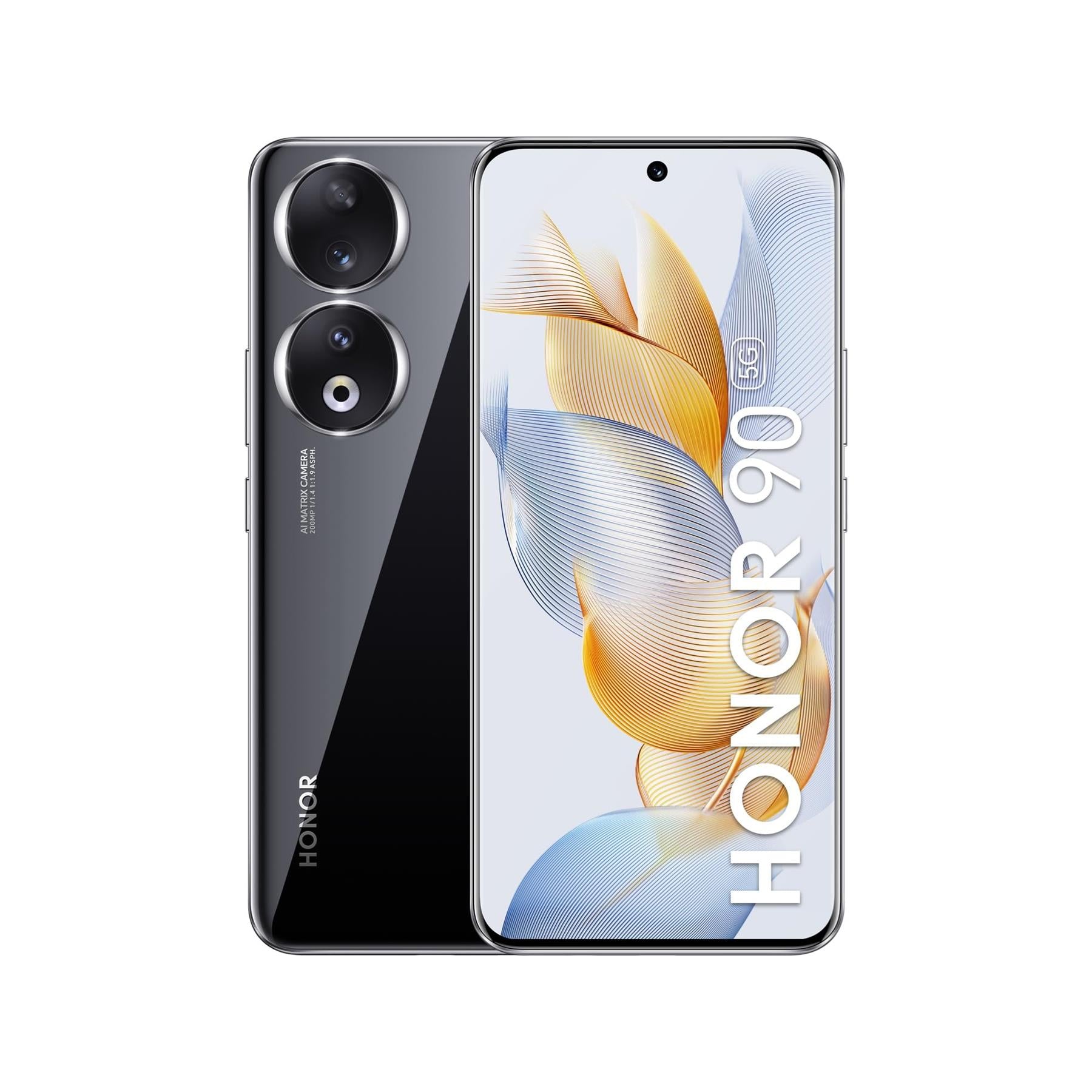Honor 90 512GB 12GB Android Unlocked SIM 5G Black Mobile Smartphone A