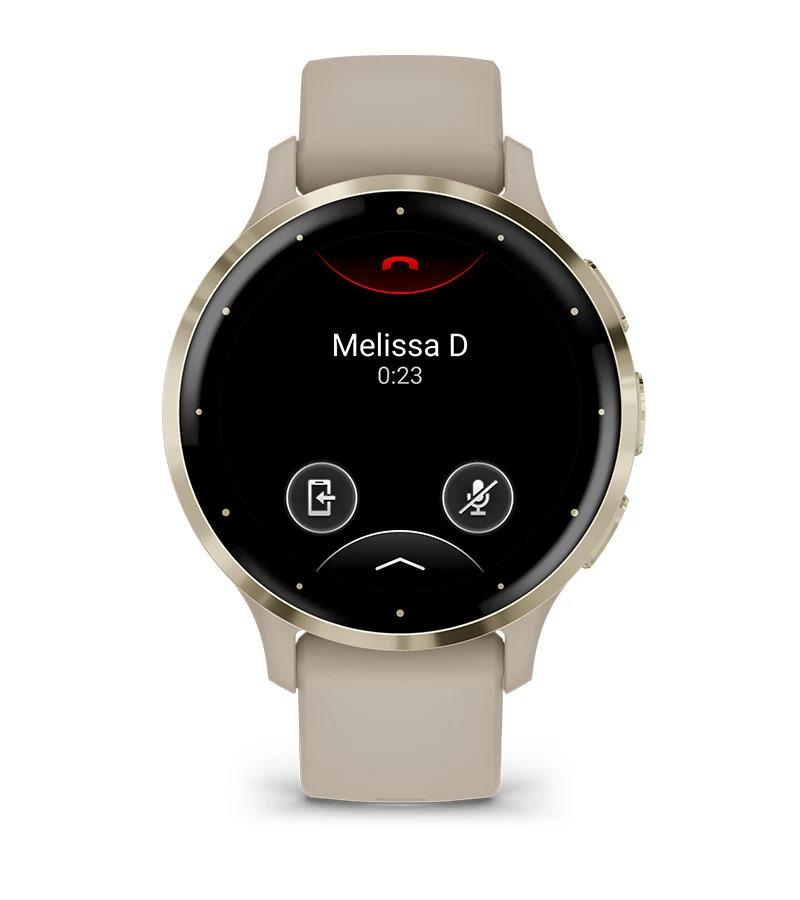 Garmin Venu 3S 41mm GPS HRM Bluetooth Fitness Running Soft Gold Smartwatch B