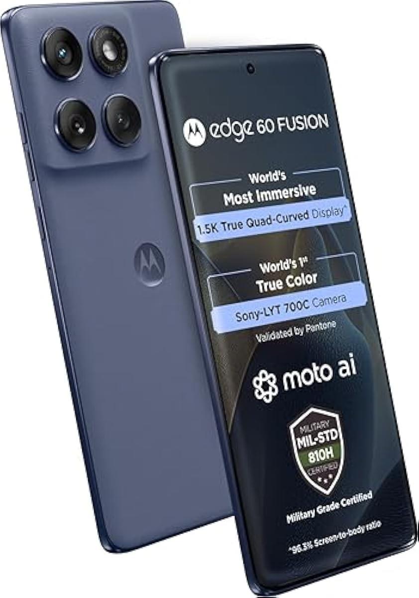 Motorola Edge 60 Fusion 256GB Android Unlocked SIM 5G Pantone Mobile Smartphone