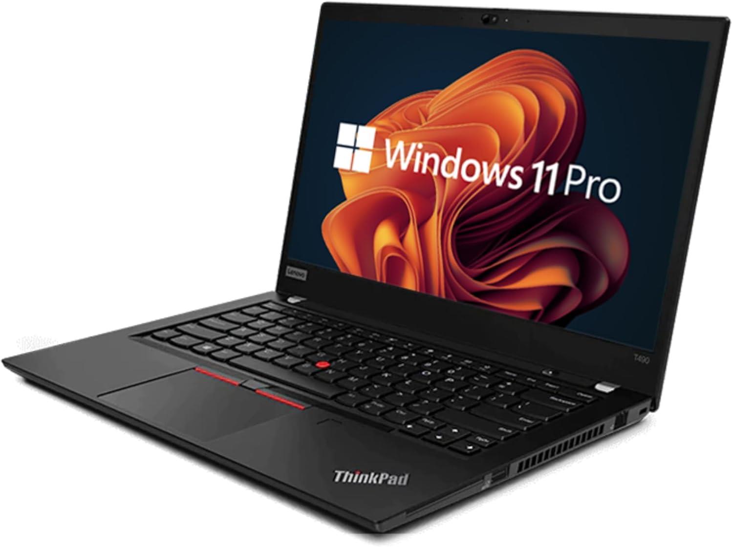 Lenovo ThinkPad T490 14'' i5-8365U 512GB 16GB FHD Win 11 Black Laptop B