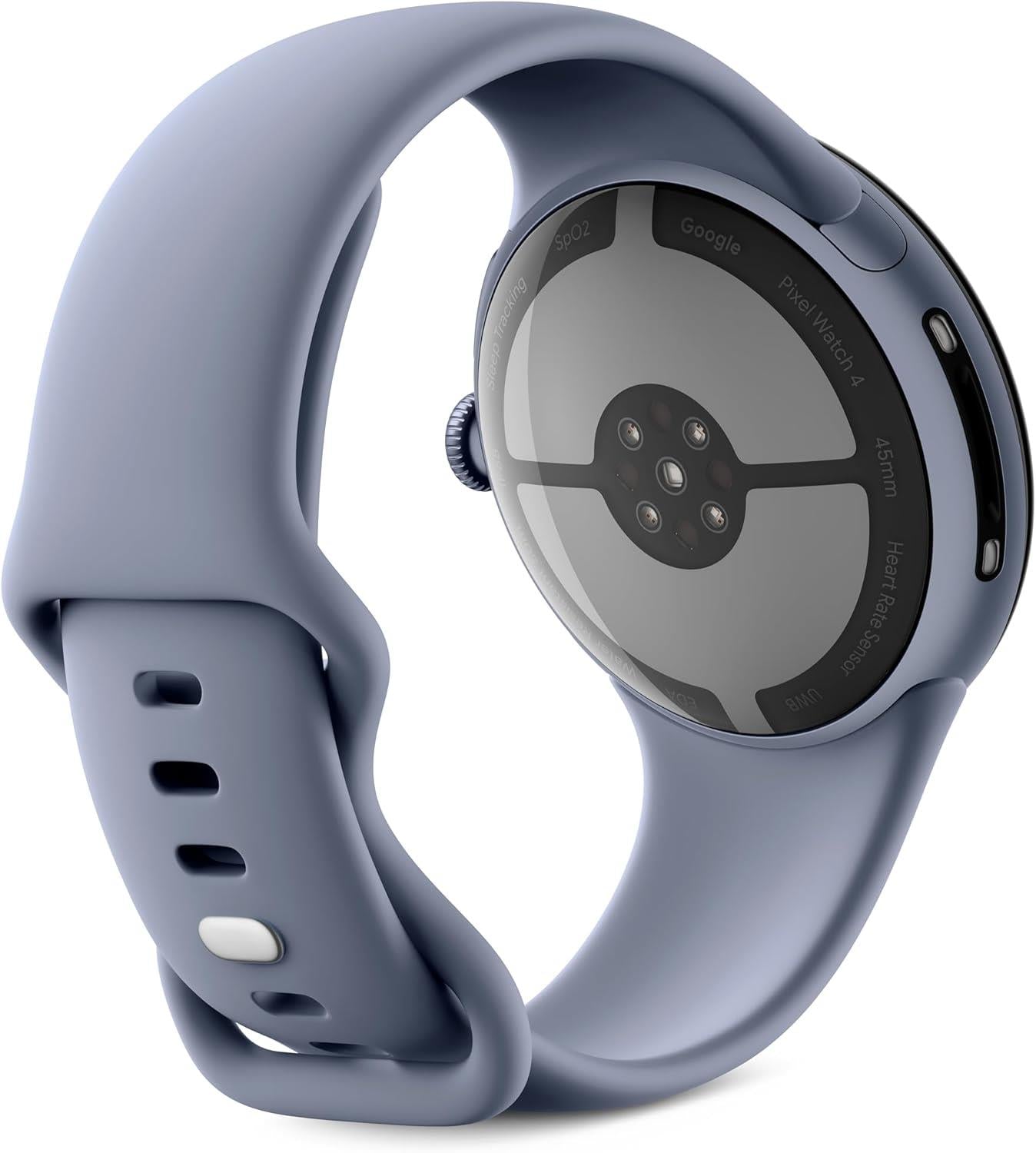 Google Pixel Watch 4 45mm GPS HRM Bluetooth Fitness Moonstone Smartwatch A