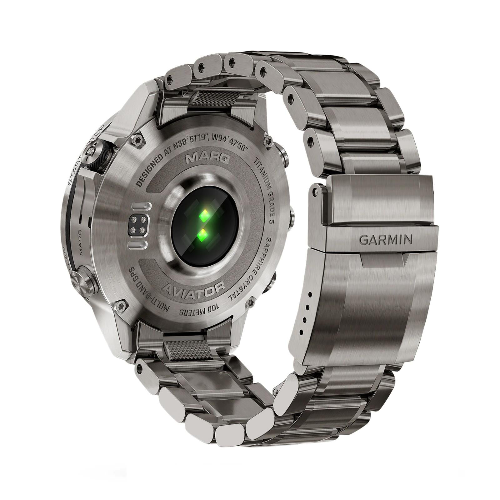 Garmin MARQ Aviator Gen 2 46mm GPS HRM Titanium Bluetooth Smartwatch A