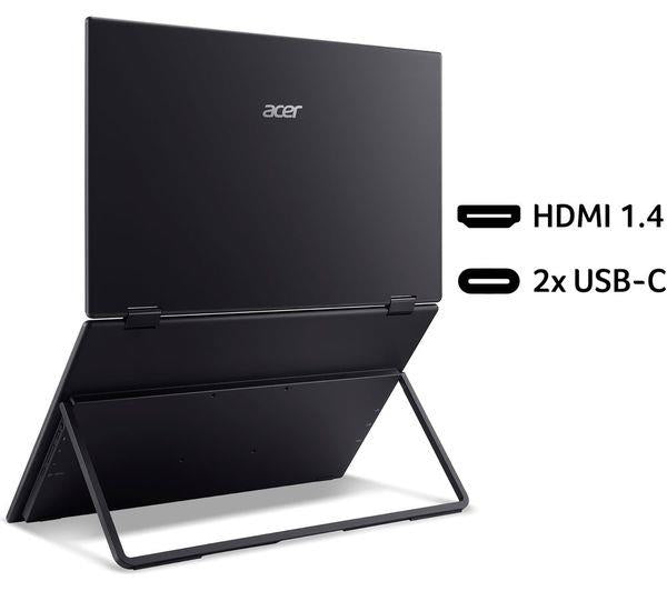 Acer PD163Q BMIUUX Dual FHD 15.6'' LCD IPS Black Portable Monitor