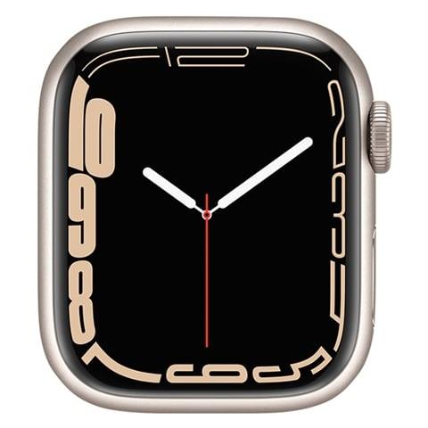 Apple Watch Series 7 41mm GPS HRM Bluetooth Fitness Starlight Smartwatch B