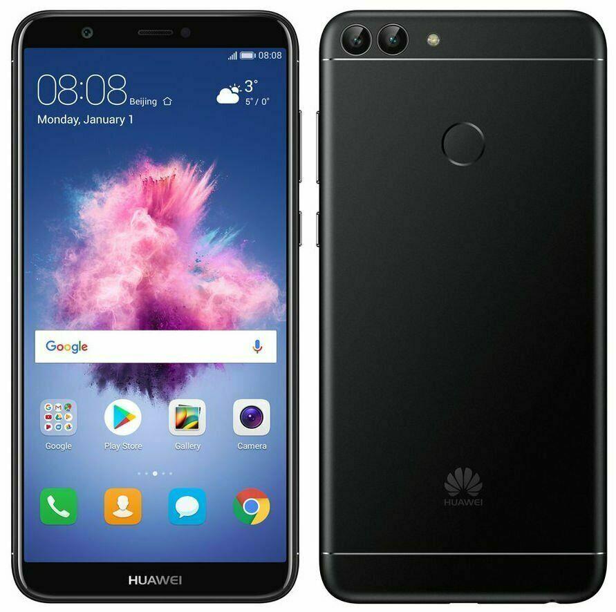 Huawei P Smart 2017 32GB 3GB Android Unlocked 4G Black Mobile Smartphone