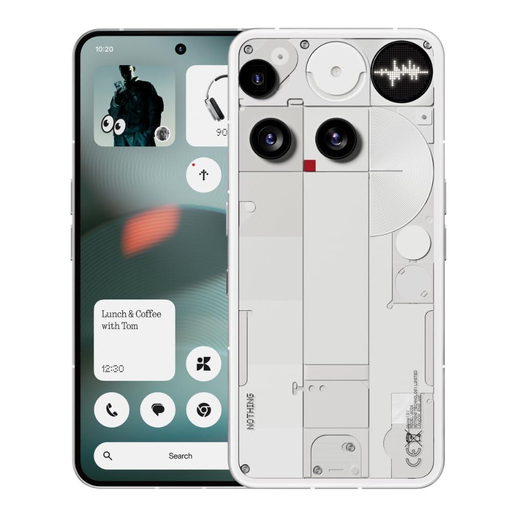 Nothing Phone 3 512GB 16GB Android Unlocked SIM 5G White Mobile Smartphone NEW