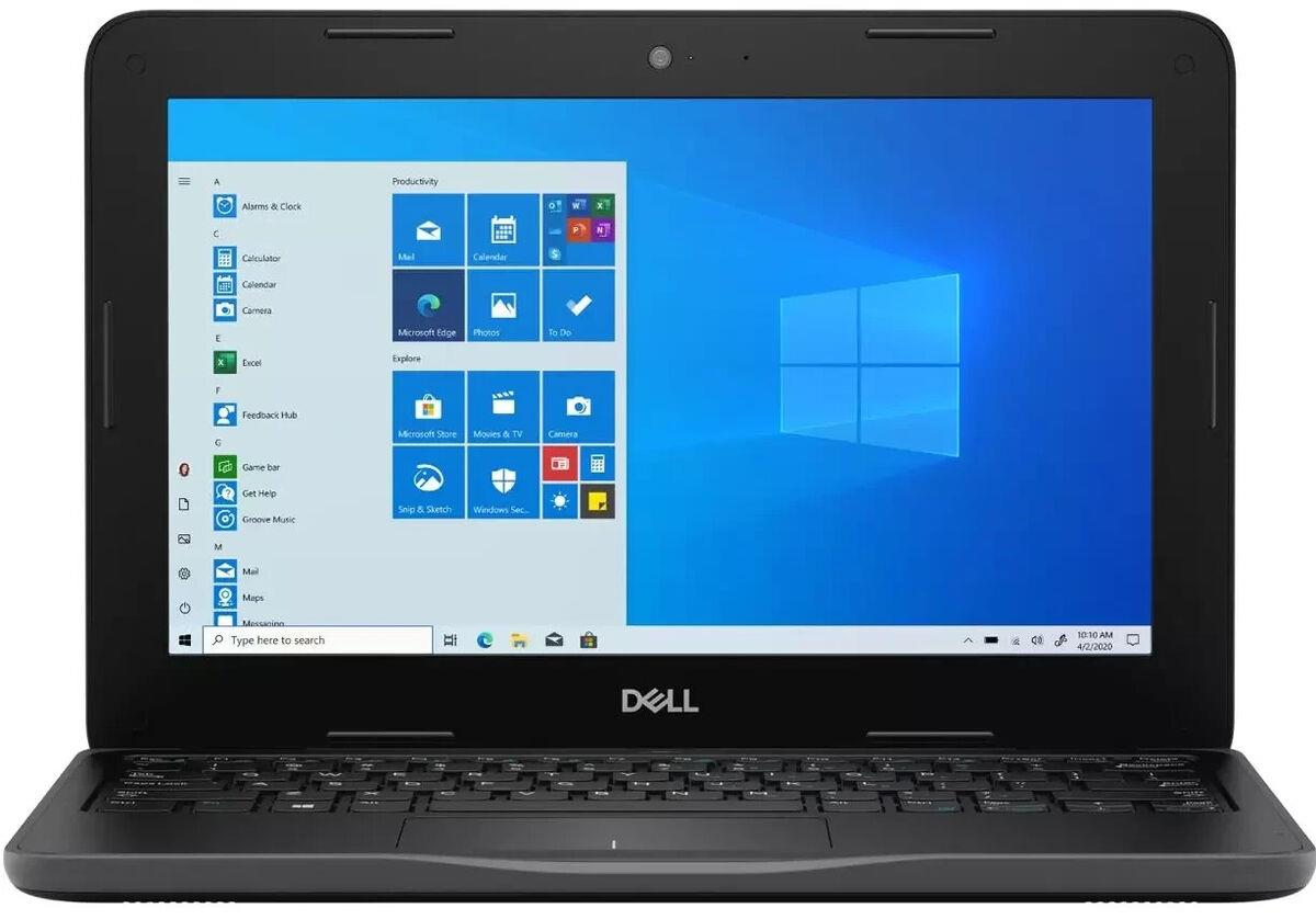 Dell Latitude 3190 11.6'' Celeron N4120 64GB 4GB HD Win 10 Pro Black Laptop