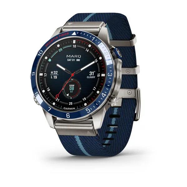 Garmin MARQ Captain Gen 2 46mm GPS HRM Bluetooth Fitness Blue Smartwatch A