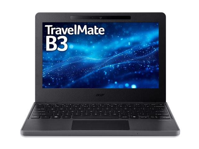 Acer TravelMate Spin B3 11.6 Pentium Silver N6000 128GB Black Chromebook Laptop