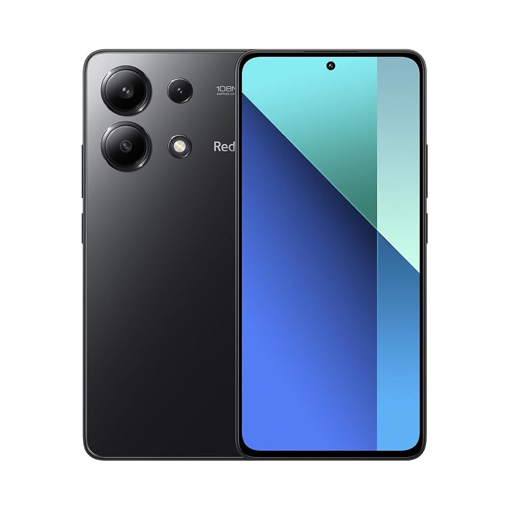 Xiaomi Redmi Note 13 128GB 6GB Android Unlocked SIM 4G Black Mobile Smartphone