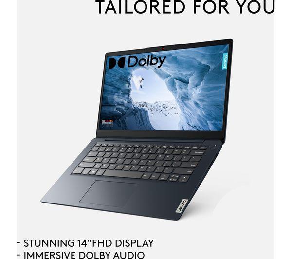 Lenovo Ideapad 1 14IGL7 14'' Celeron N4120 128GB 4GB Abyss Blue Laptop B