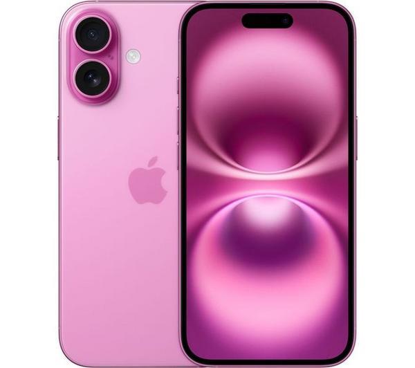 Apple iPhone 16 2024 MYEA3QN/A 128GB 8GB Unlocked 5G Pink Mobile Smartphone A