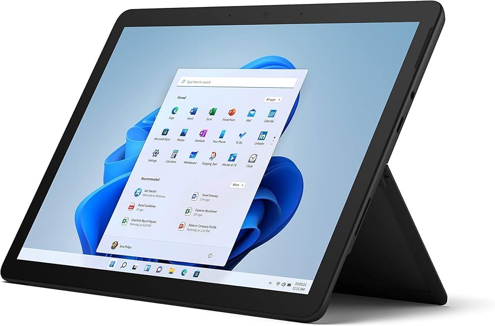 Microsoft Surface Go 3 10.5'' i3-10100Y 128GB 8GB WiFi Cellular Black Tablet A