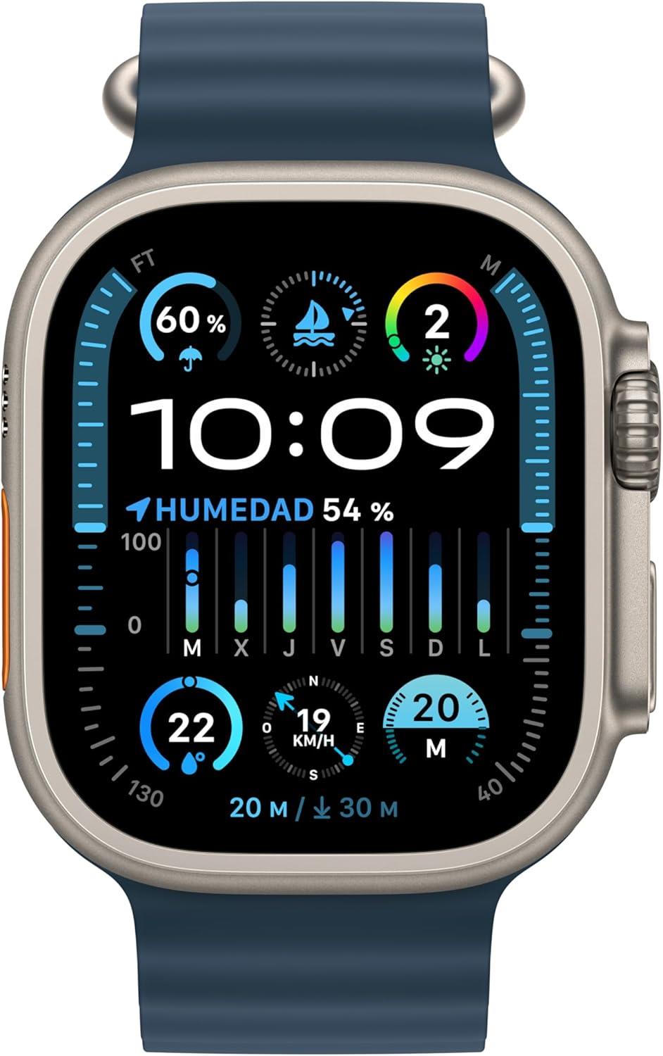 Apple Watch Ultra 2 49mm Titanium GPS Cellular HRM Bluetooth Smartwatch B