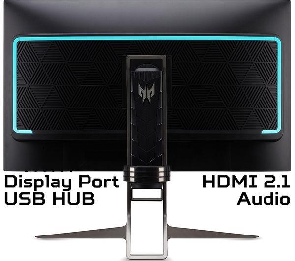 Acer Predator XB323QKNV 31.5'' IPS LCD 4K UHD HDMI USB-C Black Gaming Monitor