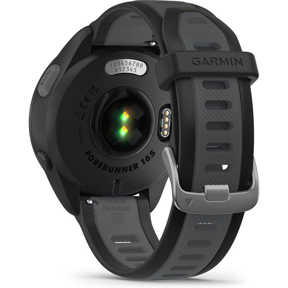 Garmin Forerunner 165 Music 43mm GPS HRM Bluetooth Slate Grey Smartwatch A