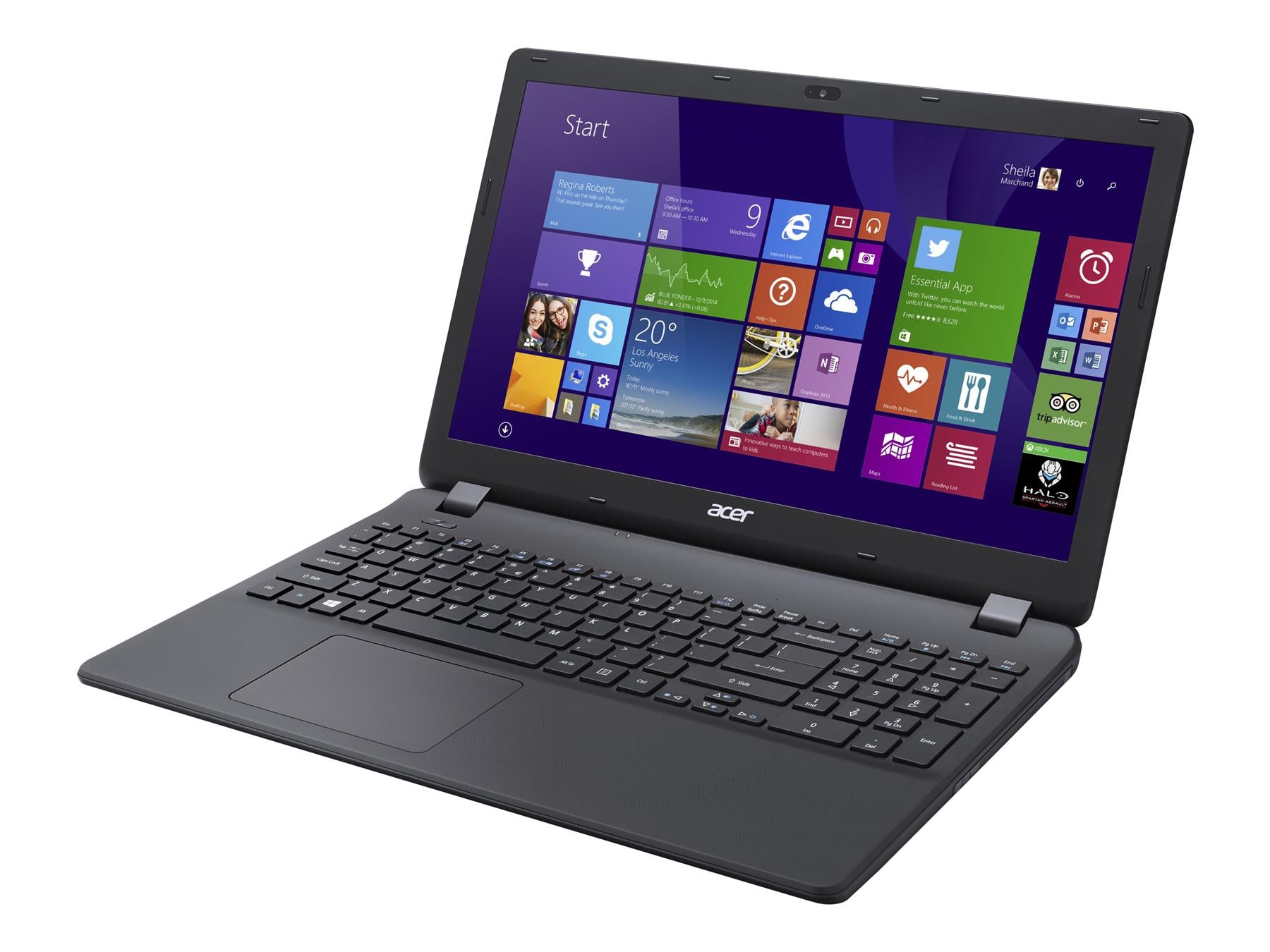 Acer Aspire ES1-512 15.6'' Celeron N2840 500GB 4GB Chromebook Black Laptop B