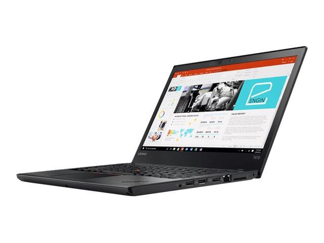 Lenovo ThinkPad T470 14'' i5-6300U 256GB 8GB FHD Win 11 Black Laptop B