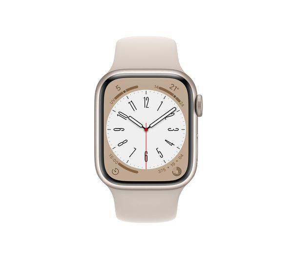 Apple Watch Series 8 41mm GPS HRM Bluetooth Starlight Silver Smartwatch
