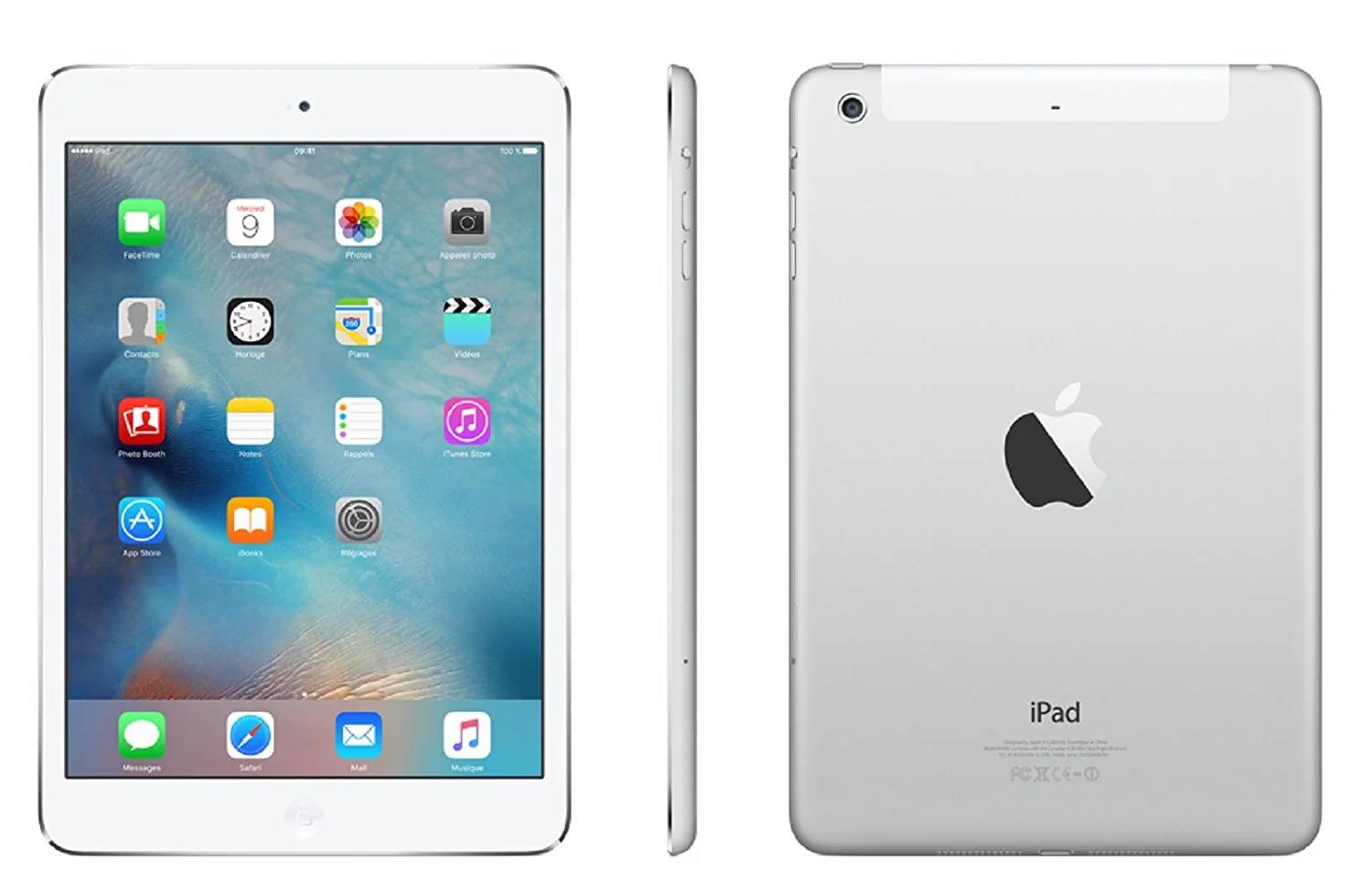 Apple iPad Mini 2 7.9'' 32GB iOS 12.5.5 WiFi Silver Tablet ME280ZP/A A1489