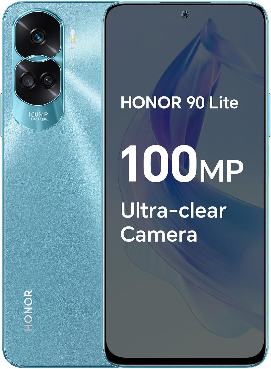 Honor 90 Lite 256GB Cyan Lake Unlocked Sim Free Android Mobile Smartphone A