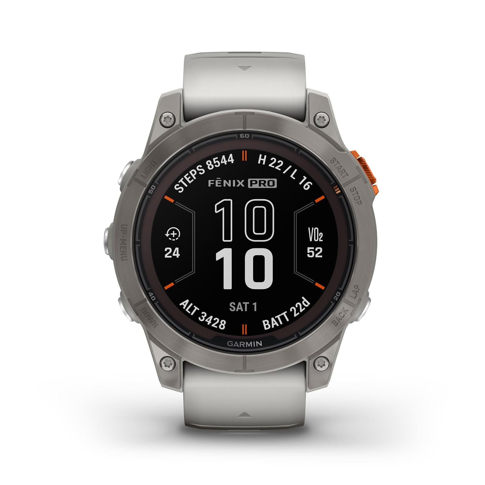 Garmin Fenix 7X Pro Sapphire Solar 51mm GPS HRM Bluetooth Titanium Smartwatch B