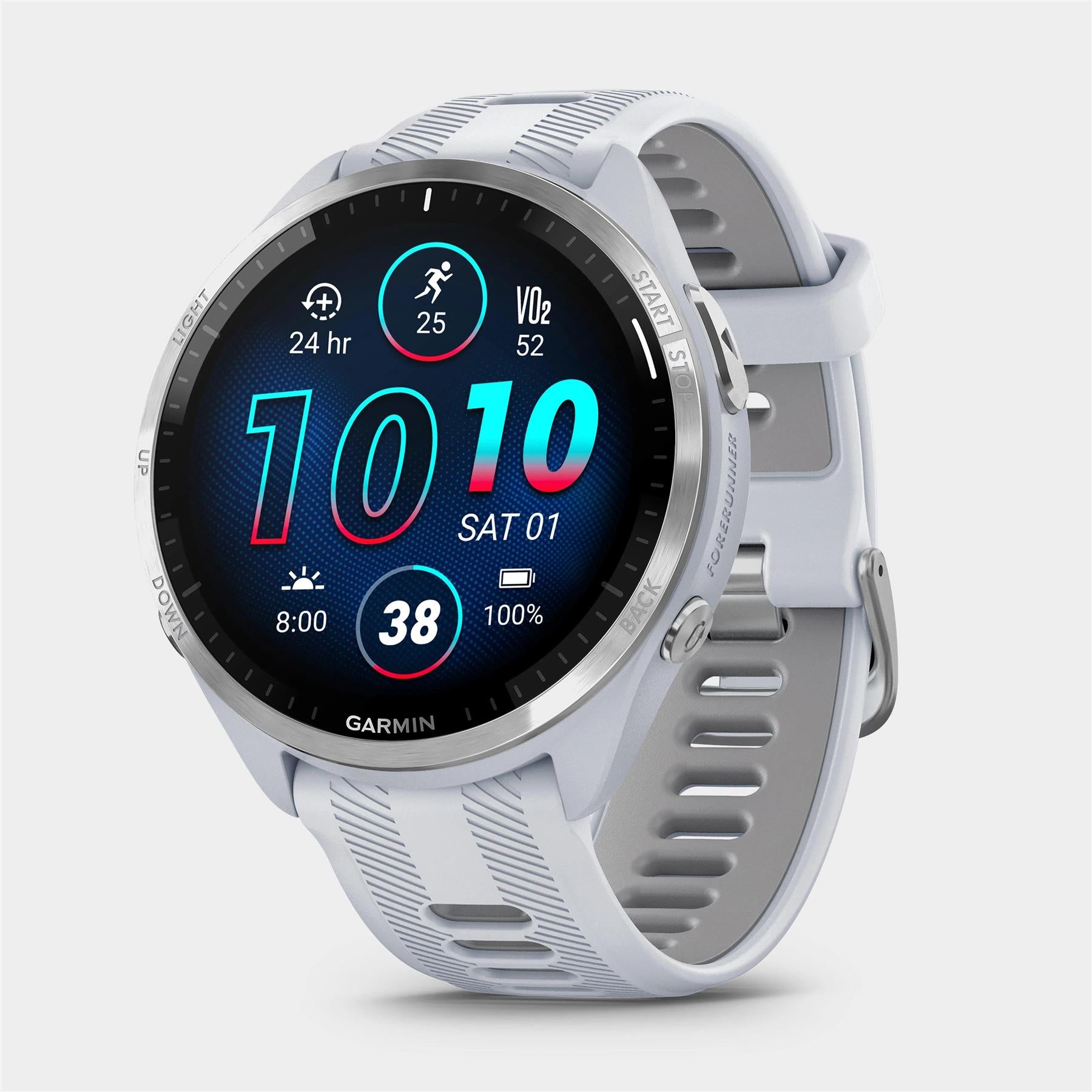 Garmin Forerunner 965 47mm GPS HRM Bluetooth Whitestone Smartwatch B