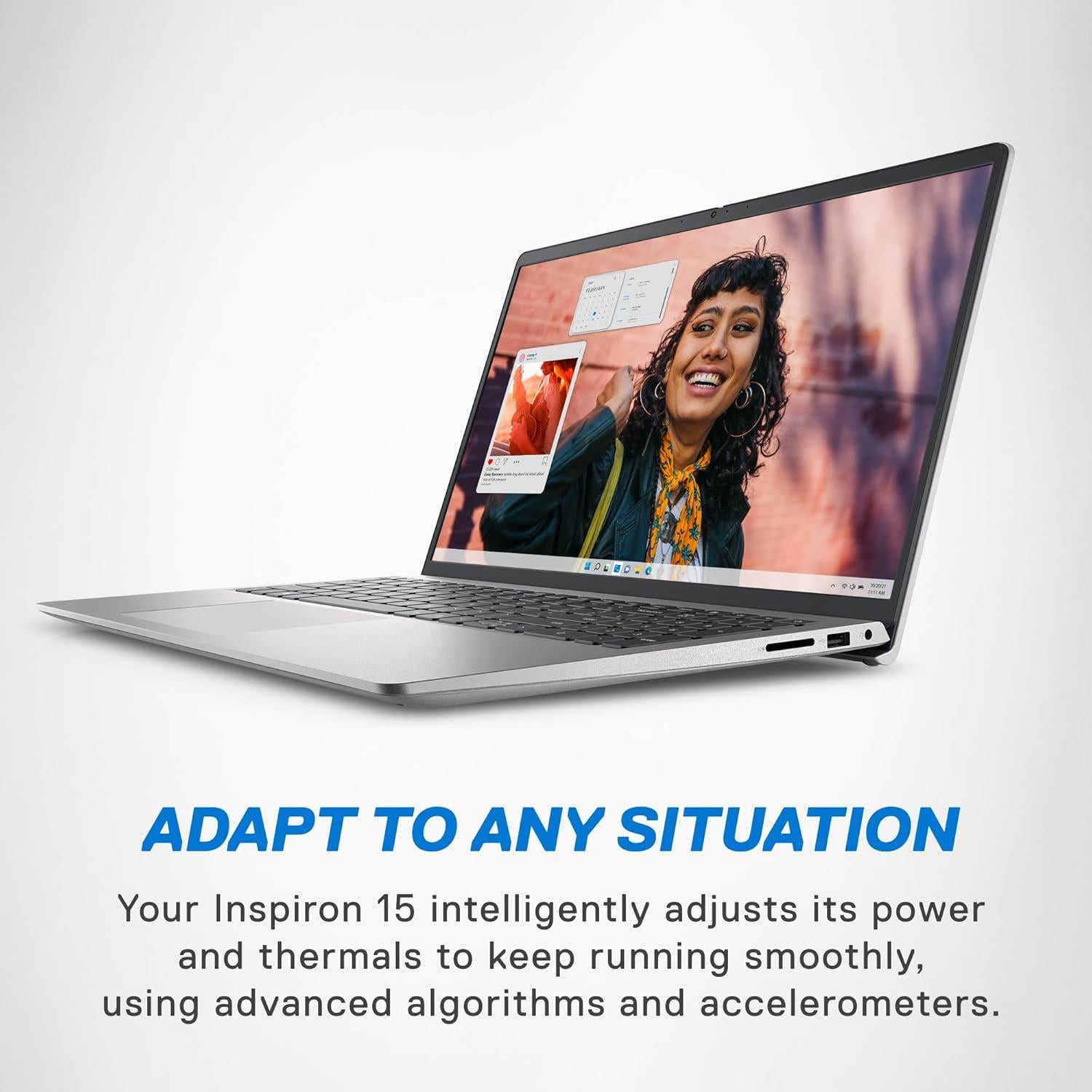 Dell Inspiron 15 3530 15.6'' i7-1355U 512GB 16GB FHD Win 11 Silver Laptop B