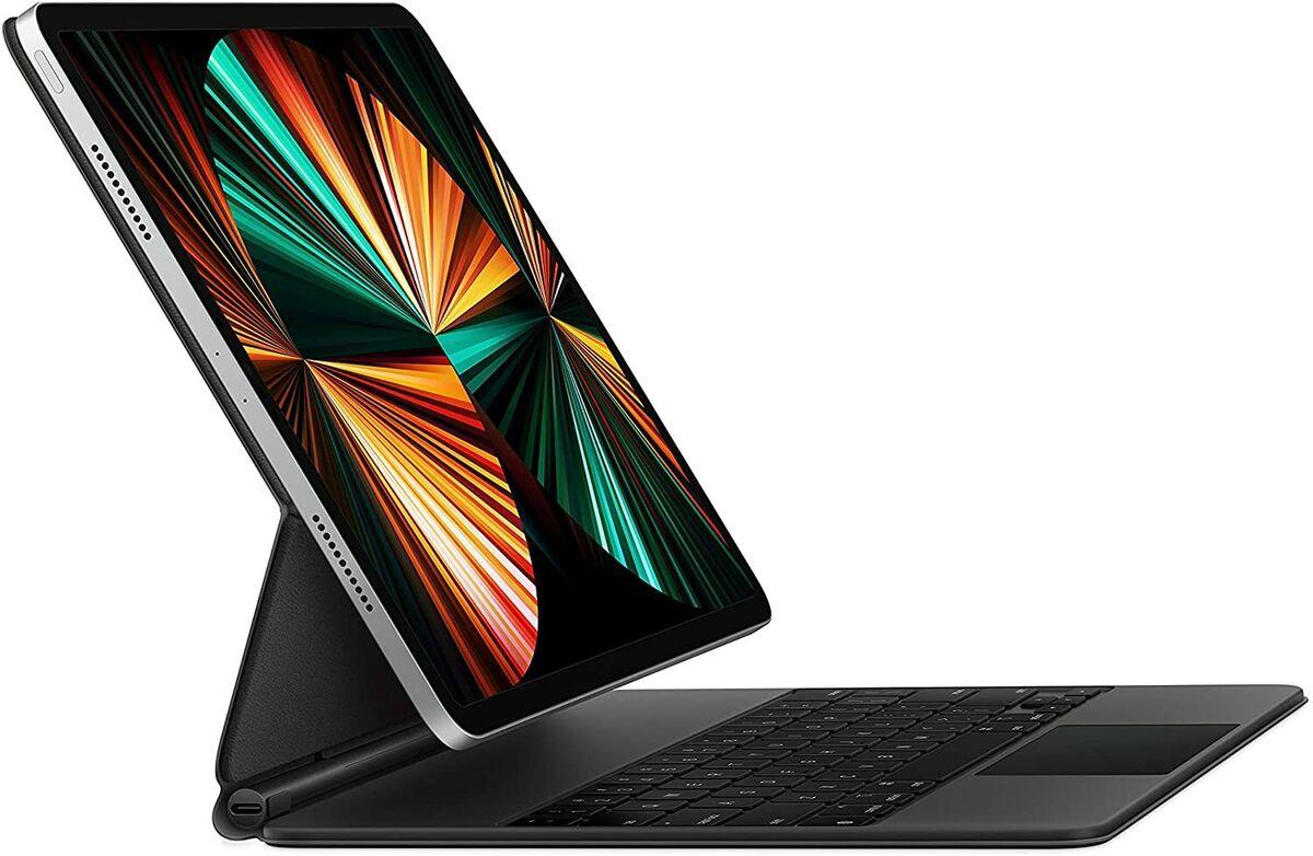 Apple iPad Pro 12.9" 5th Gen (2021) 128GB Space Grey Tablet with Keyboard Bundle