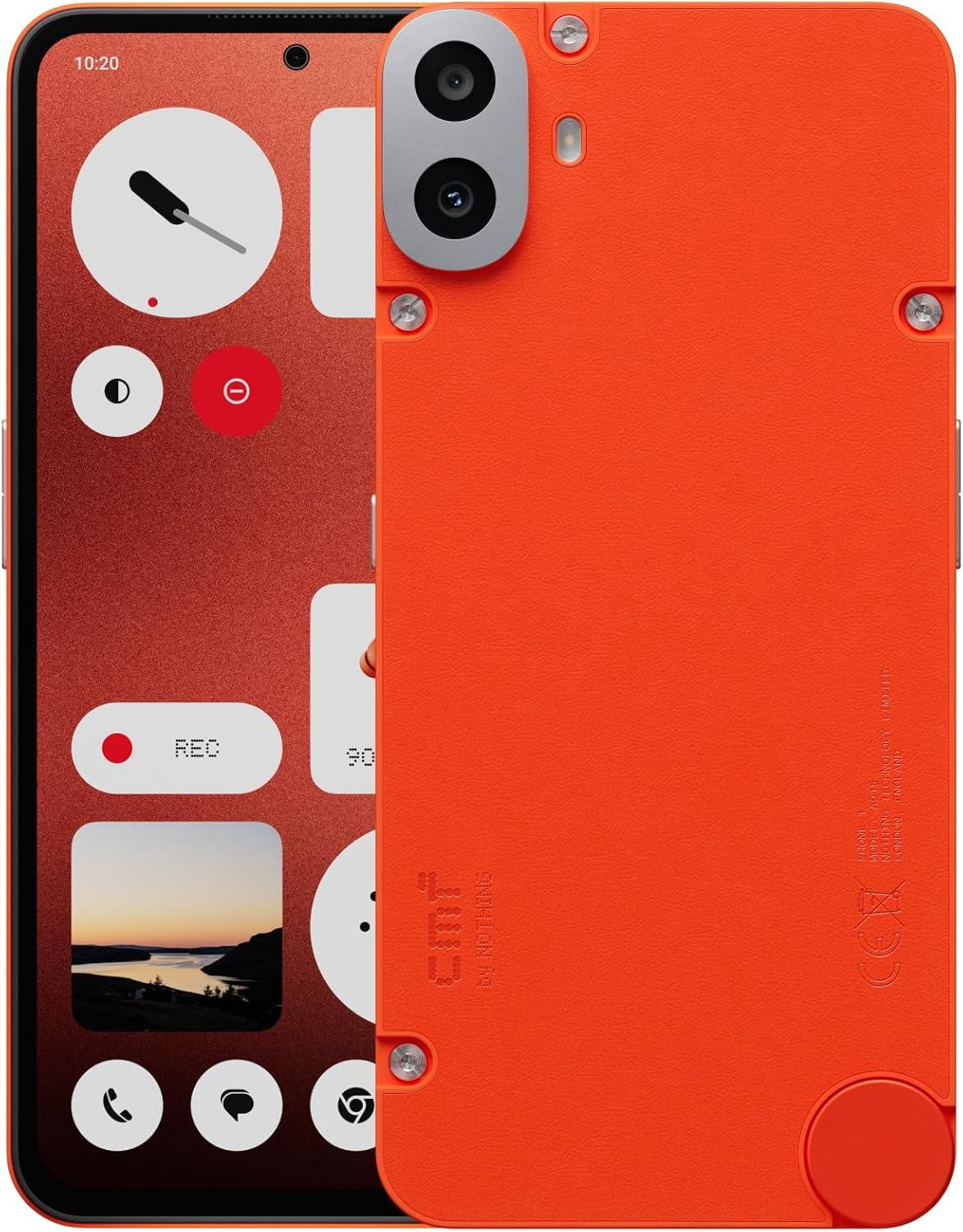 Nothing CMF Phone 1 128GB 8GB Android 5G Orange Mobile Smartphone A