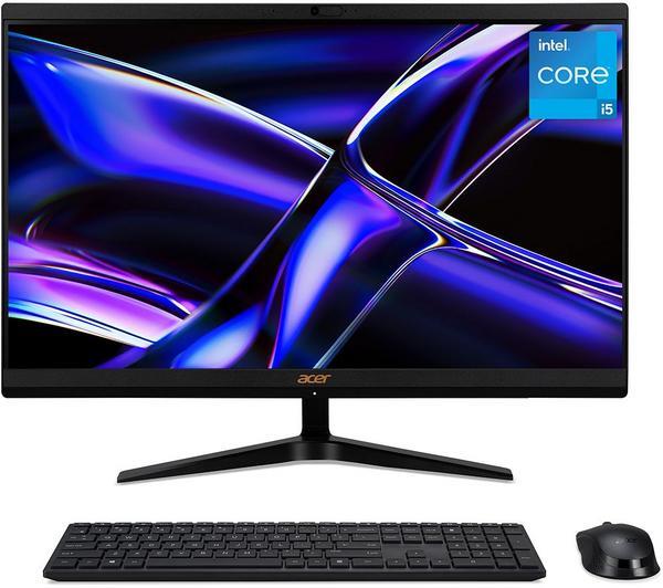 Acer Aspire C24-1800 24'' i5-12450H 512GB 8GB Win 11 All-in-One Black Desktop A