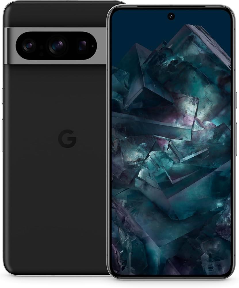 Google Pixel 8 Pro 256GB Android Unlocked SIM 5G Obsidian Mobile Smartphone A