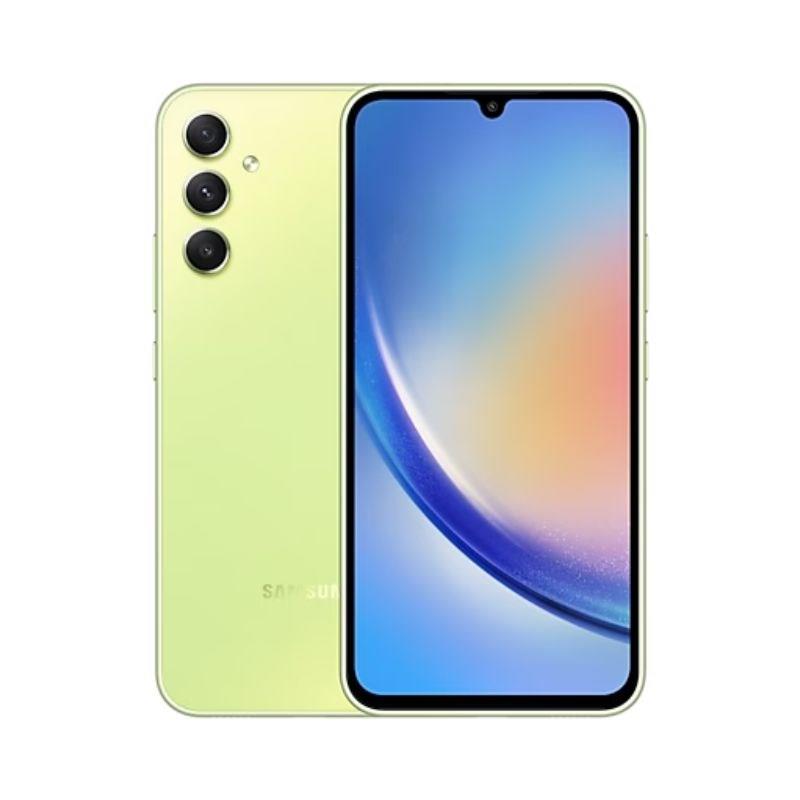 Samsung Galaxy A34 128GB 6GB Android Unlocked SIM 5G Lime Mobile Smartphone