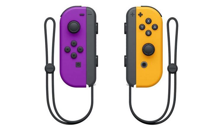 Nintendo Switch V2 With Ring Fit Adventure Bundle Orange/Purple A
