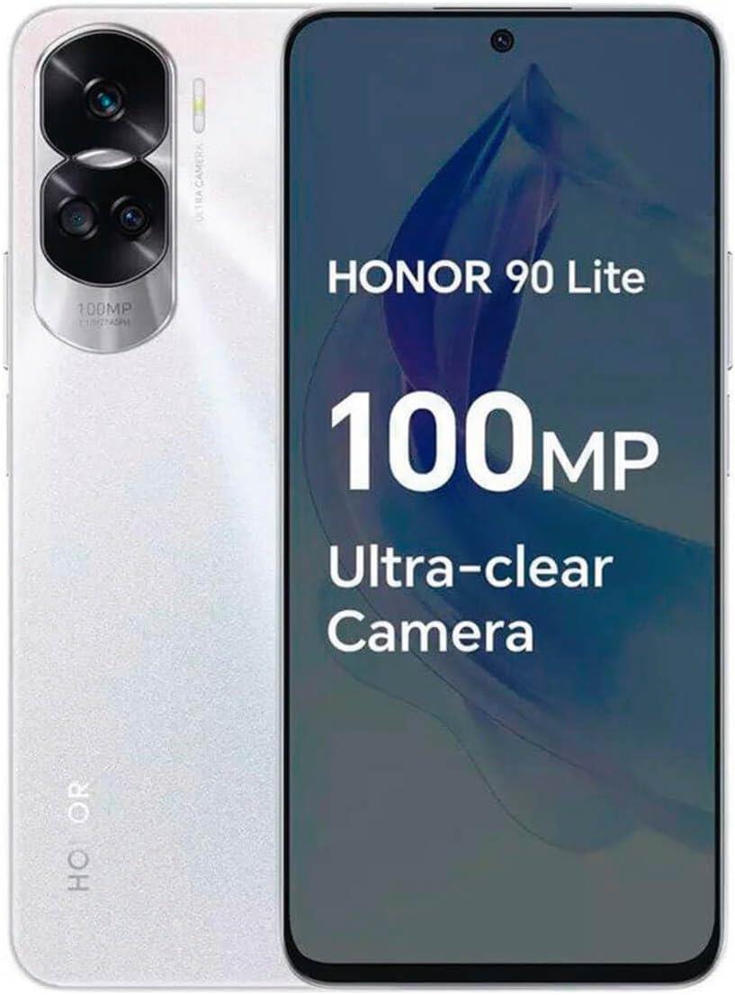 Honor 90 Lite 256GB Android Unlocked SIM 5G Silver Mobile Smartphone B