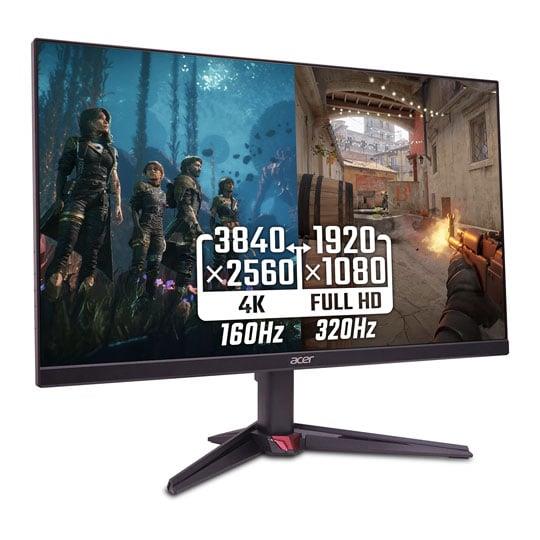 Acer Nitro VG0 VG270K V4 27" LDC IPS HDMI DP 4K 160-320Hz Black Gaming Monitor