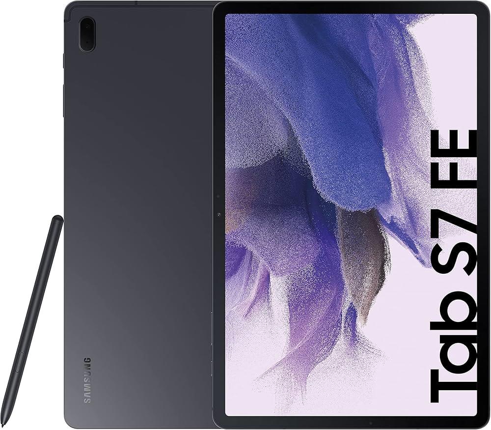 Samsung Galaxy Tab S7 FE 12.4'' 64GB Android WiFi Mystic Black Tablet B