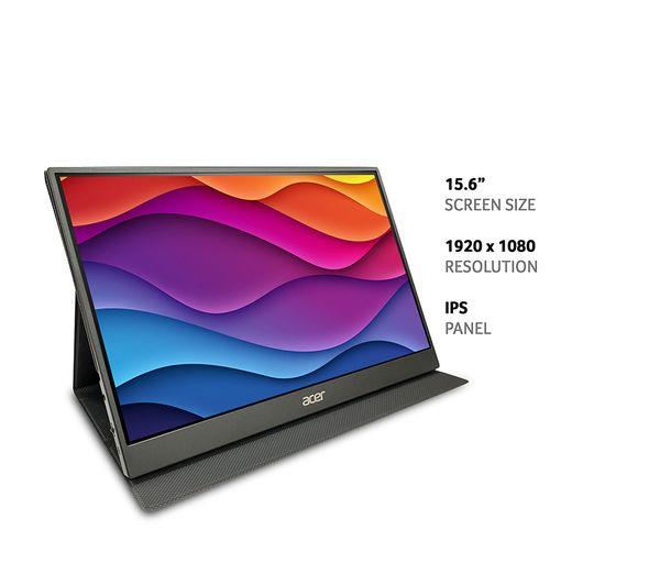 Acer PM161Q FHD IPS LCD HDMI 15.6'' 60Hz USB Type-C Black Portable Monitor