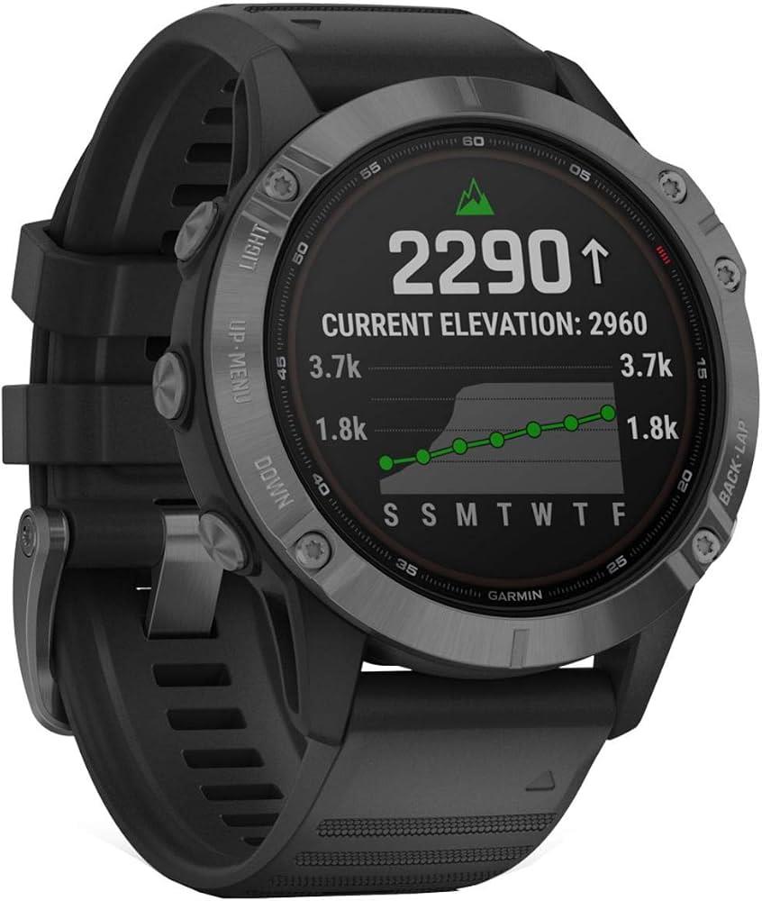 Garmin Fenix 6 Pro Solar 47mm GPS Bluetooth Fitness Carbon Grey Smartwatch C1