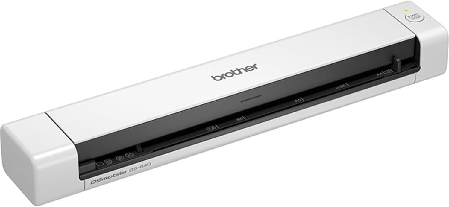 Brother DSmobile Document Scanner DS-640 USB 3.0 Portable A4 Scanner White