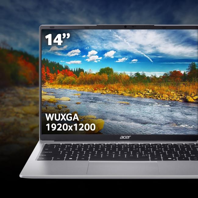 Acer Aspire Lite 14'' Core 3 N355 256GB 8GB FHD Win 11 Silver Laptop
