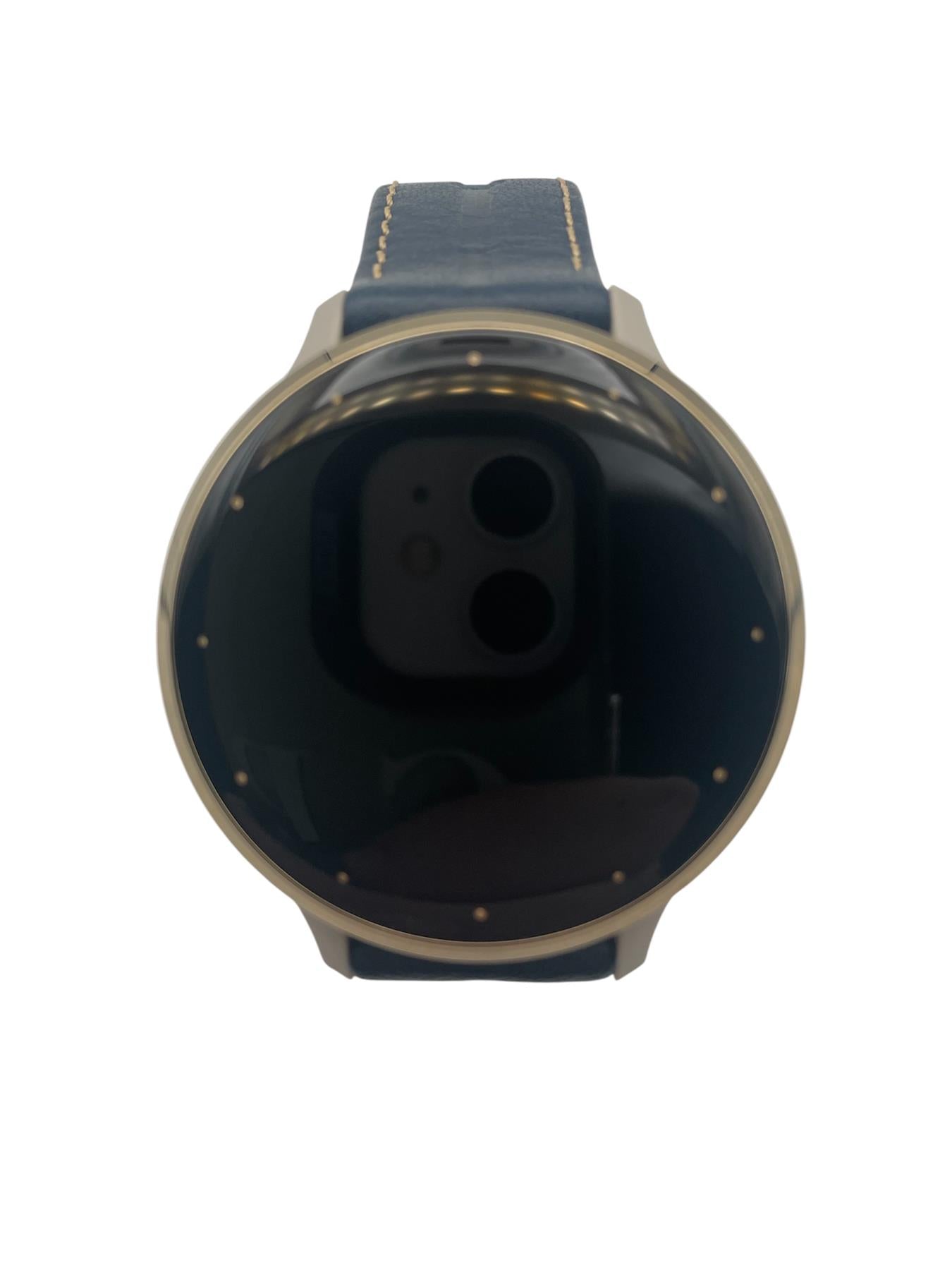 Garmin Venu 3S Music 41mm Soft Gold GPS HRM Bluetooth Fitness Leather Smartwatch