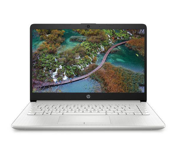 HP 14-cf2518sa 14" Pentium 128GB 4GB Full HD Portable Windows 11 Silver Laptop B