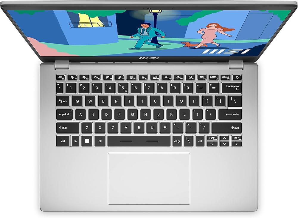 MSI Modern 14 C12M 14'' i5-1235U 512GB 8GB FHD Win 11 Silver Laptop A