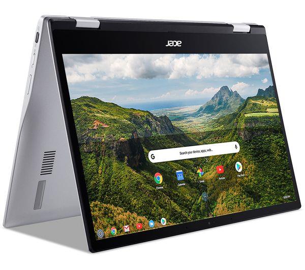 Acer Chromebook Spin 513 13.3'' Snapdragon 7c 64GB Touchscreen Silver Laptop A