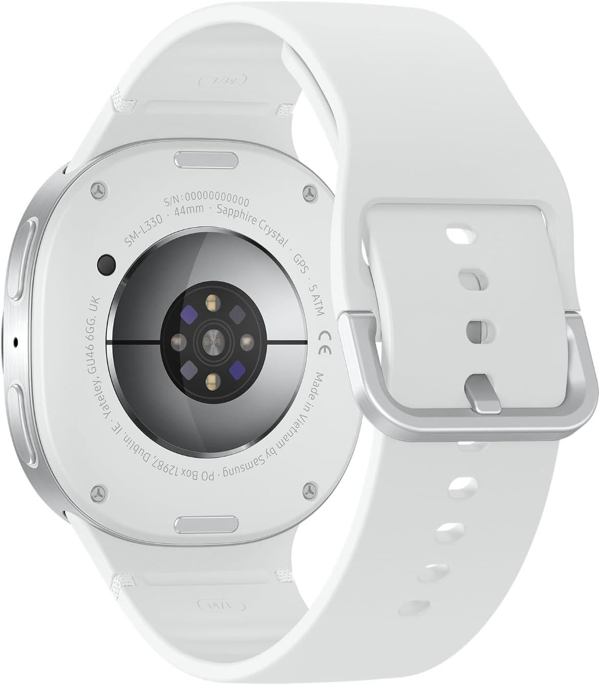Samsung Galaxy Watch 8 44mm GPS HRM Bluetooth Silver Smartwatch NEW